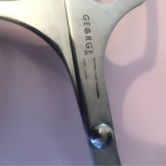 George Stainless Steel Tongs made in China. Great for salad-used - Picture 4 of 7